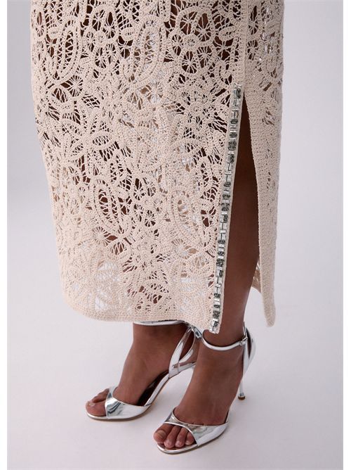 Gonna midi in macramè LIU JO | WA6361J7871/W9831